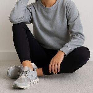 On Cloud Terry Running Shoes Gray 9 (Run Small) Activewear Athleisure Sporty Ath